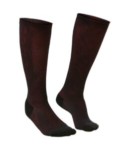 Sport naiste kompressioonpõlvikud - must muster