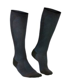 Sport naiste kompressioonpõlvikud - must muster